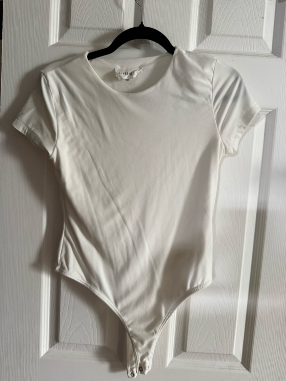 White Short Sleeve Bodysuit